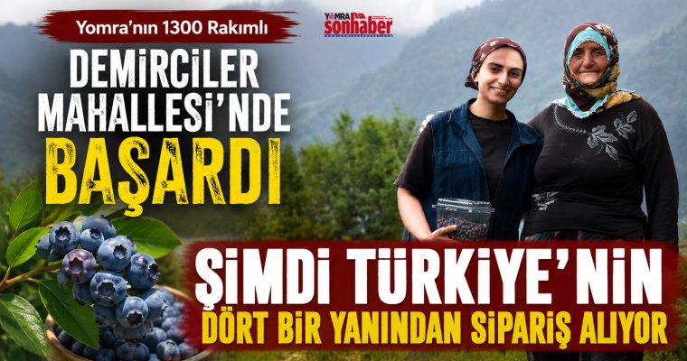 Yomra’nın 1300 Rakımlı Demirciler Mahallesi’nde Başardı