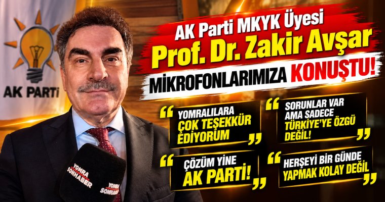 “YOMRALILARA ÇOK TEŞEKKÜR EDİYORUM”