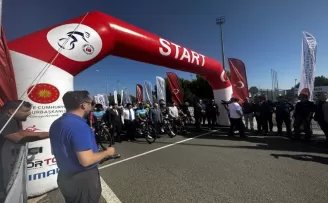 100. Yıl Cumhuriyet Bisiklet Turu’nun Samsun-Çorum etabı başladı
