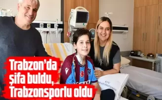 13 yaşındaki Koray Trabzon’da şifa buldu, Trabzonsporlu oldu