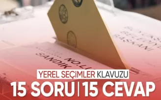 15 soruda yerel seçim!