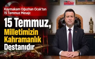 15 Temmuz, Milletimizin  Kahramanlık Destanıdır