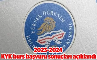 2023-2024 KYK burs başvuru sonuçları açıklandı