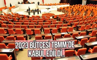 2023 bütçesi TBMM'de kabul edildi