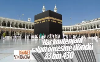 2023 yılı hac kontenjanı belli oldu