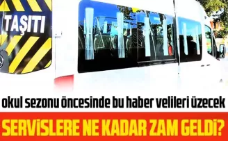 2024-2025 Eğitim Öğretim Yılı Başlıyor: Servis Ücretlerine %35 Zam!