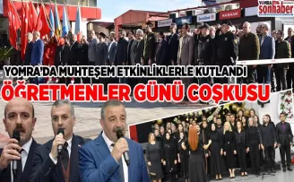 24 Kasım Öğretmenler günü kutlandı