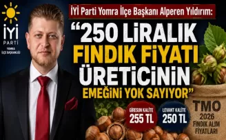 “250 Liralık Fındık Fiyatı Üreticinin Emeğini Yok Sayıyor“