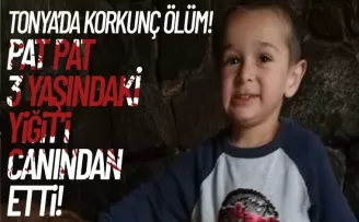 3 yaşındaki yiğit feci şekilde can verdi...