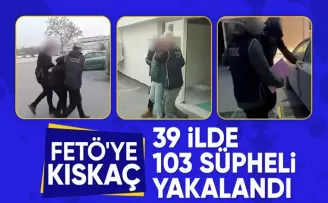 39 ilde FETÖ operasyonu: 103 şüpheli yakalandı