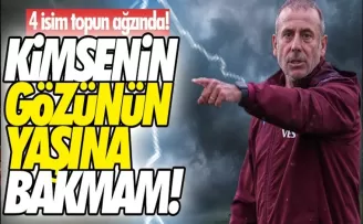4 isim topun ağzında!