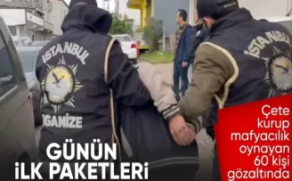 7 ilde MAHZEN-42 ve 43 operasyonu: 60 şüpheli yakalandı