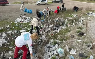 Abana’da çevre temizliği yapıldı