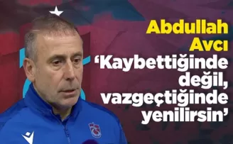 Abdullah Avcı galibiyet sonrası son sözü söyledi!