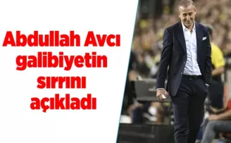 Abdullah Avcı galibiyetin sırrını açıkladı