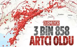 AFAD Deprem Müdürü Orhan Tatar: Şu ana kadar 3 bin 858 artçı deprem yaşandı