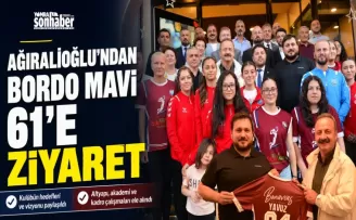 Ağıralioğlu’ndan Bordo Mavi 61 Spor Kulübü’ne Ziyaret