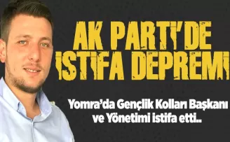 AK Parti’de istifa Depremi