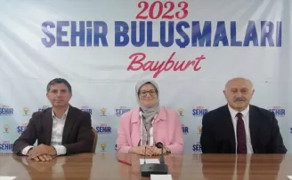 AK Parti Genel Başkan Yardımcısı Belgin Uygur, Bayburt’ta konuştu:
