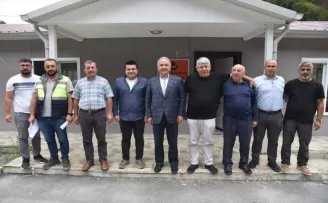 AK Parti Giresun Milletvekili Temür, grup yolunda incelemelerde bulundu