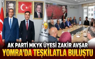 AK Parti MKYK Üyesi Zakir Avşar Yomra’da Teşkilatla Buluştu