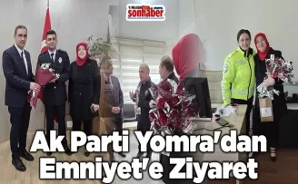 Ak Parti Yomra’dan Emniyet’e Ziyaret