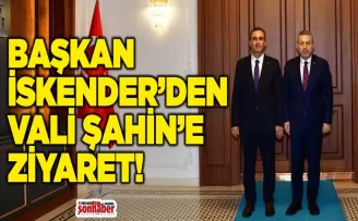 AK PARTİ YOMRA TEŞKİLATINDAN VALİ ŞAHİN’E ZİYARET
