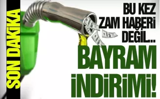 Akaryakıta bayram gibi indirim!