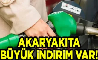 Akaryakıtta Büyük İndirim Yolda!
