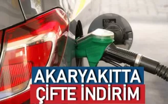 Akaryakıtta çifte indirim