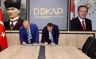 Akçaabat’ta tarımın gelişmesi için fidan desteği protokolü imzalandı
