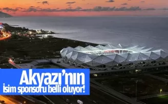 Akyazı Stadı'nın sponsoru belli oluyor