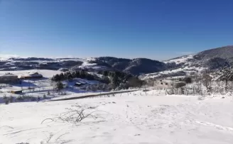 Alaçam’da kar yağışı