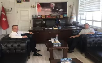 Alaçam Kaymakamı Zaman’dan veda ziyareti