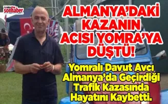 Almanya’daki kazanın acısı Yomra’ya düştü