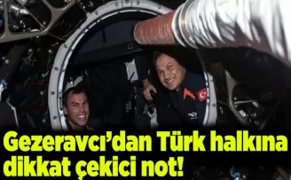 Alper Gezeravcı uzaydan görüntü paylaştı! 