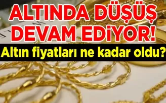 Altında düşüş devam ediyor