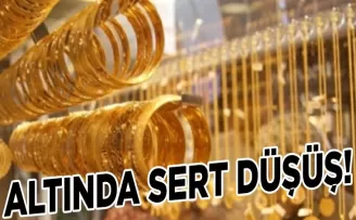 Altında sert düşüş!