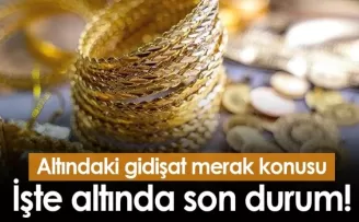 Altındaki gidişat merak konusu! İşte altında son durum