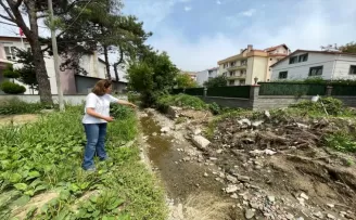 Amasra’da selin ardından antik su kanalı kalıntıları ortaya çıktı