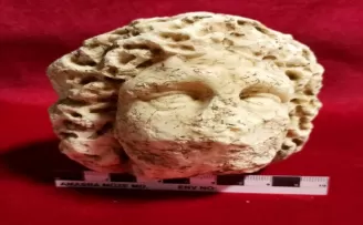 Amasra’daki kazı çalışmalarında tarihi heykel başı bulundu