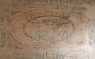 Amasya’da 1700 yıllık “Bereket Tanrıçası“ motifli mozaik sergilenmeye başlandı