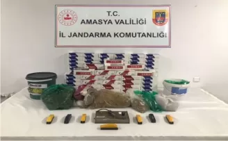 Amasya’da 23 bin 600 makaron ele geçirildi
