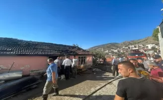 Amasya’da evde çıkan yangın söndürüldü