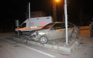 Amasya’da iki otomobilin çarpışması sonucu 5 kişi yaralandı
