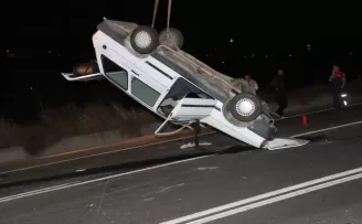 Amasya’da iki otomobilin çarpıştığı kazada 2 kişi yaralandı