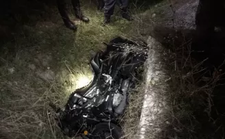 Amasya’da  kayıp gencin motosikletiyle menfeze düşerek öldüğü belirlendi