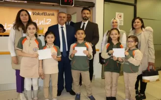 Amasya’da “Öğretmenler Günü“ hediyeleri Filistin’e bağışlandı