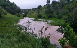 Amasya’da sağanak su baskınlarına neden oldu