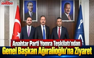 Anahtar Parti Yomra Teşkilatı’ndan Genel Başkan Yavuz Ağıralioğlu’na Ziyaret
